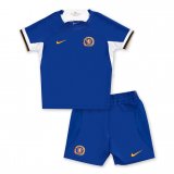 23/24 Chelsea Home Soccer Jersey + Shorts Kids
