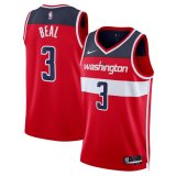 (BEAL - 3) 23/24 Washington Wizards Red Swingman Jersey - Icon Edition Mens