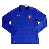 2020 Italy Home Man LS Soccer Jersey