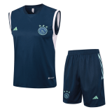 23/24 Ajax Royal Soccer Training Suit Singlet + Short Mens
