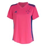 22/23 Cruzeiro Camisa Outubro Rosa Pink Soccer Jersey Womens