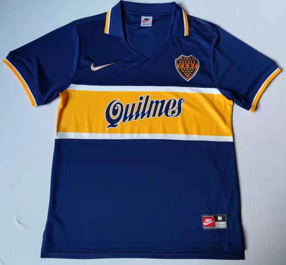 1997 Boca Juniors Retro Home Men Soccer Jersey