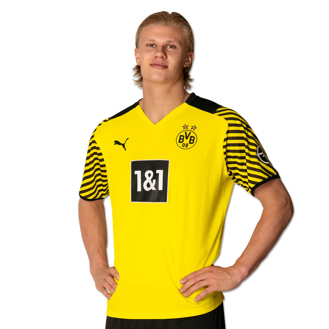 21/22 Borussia Dortmund Home Mens Soccer Jersey