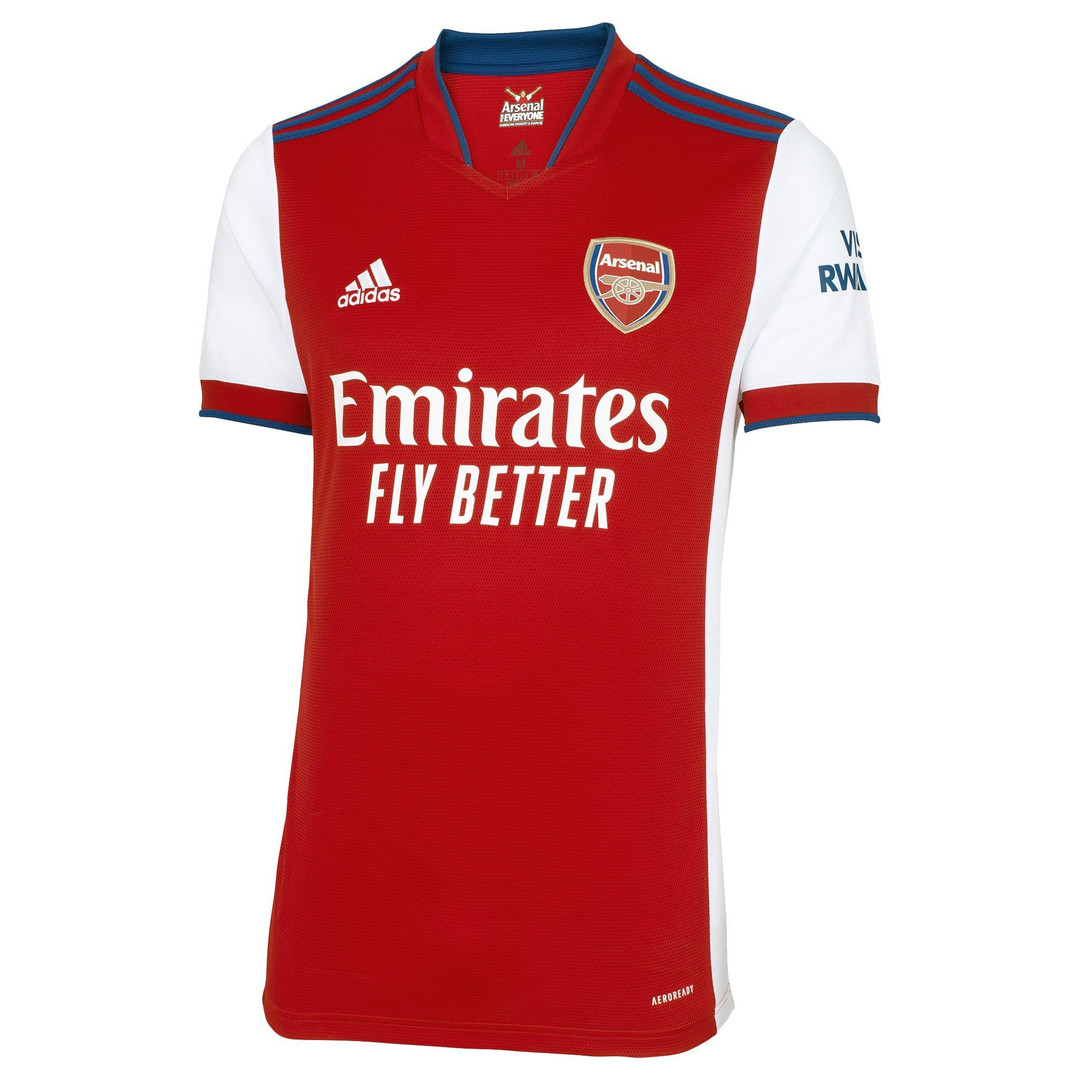 21/22 Arsenal Home Mens Soccer Jersey