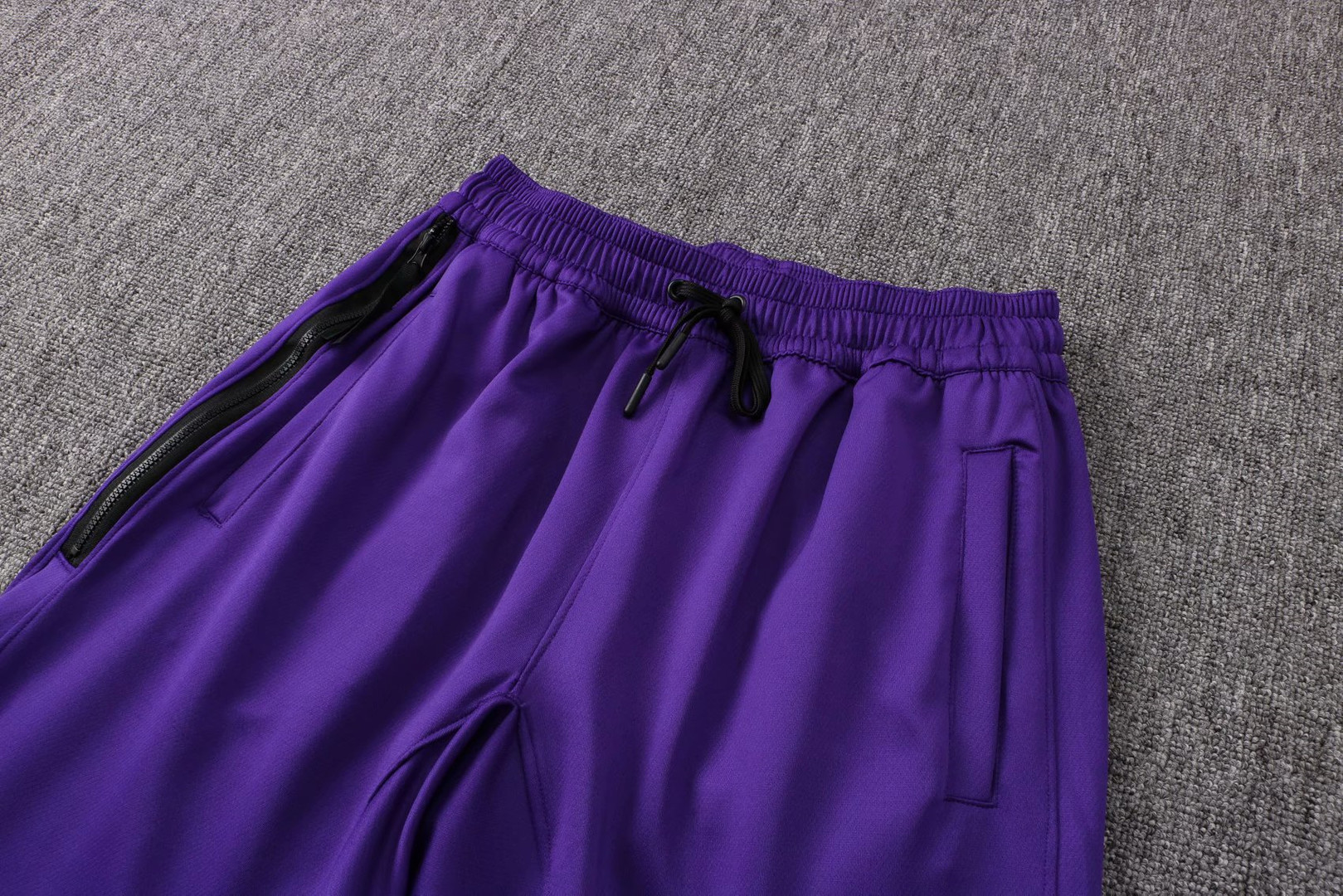 21/22 LA Lakers Hoodie Purple Soccer Training Suit Jacket + Pants Mens