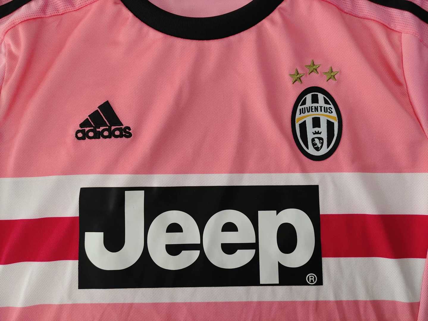 2015/16 Juventus Retro Away LS Soccer Jersey Man 