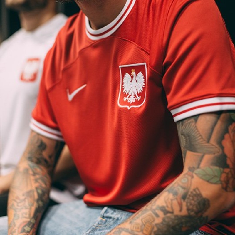 2022 Poland Away Soccer Jersey Mens