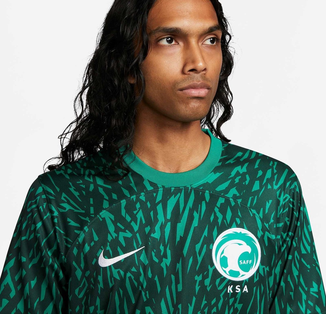 2022 Saudi Arabia Away Soccer Jersey Mens