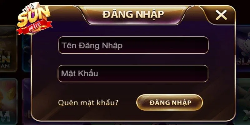 Các thao tác tham gia chơi game bài Sunwin cực đơn giản 