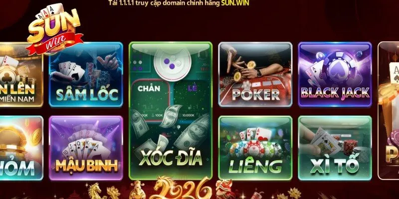 Top những game bài Sunwin ăn khách nhất dành cho bạn 