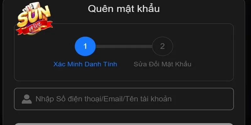 Các bước hướng dẫn lấy lại mật khẩu Sunwin nhanh chóng 