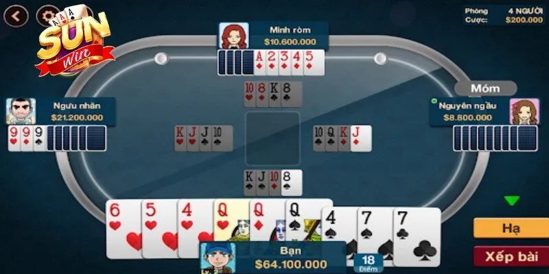 Game bài phỏm Sunwin mang đến tính chiến thuật cao 